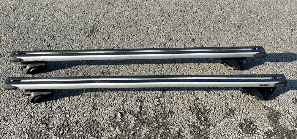 Thule slide bars, cu prindere, rabatabile