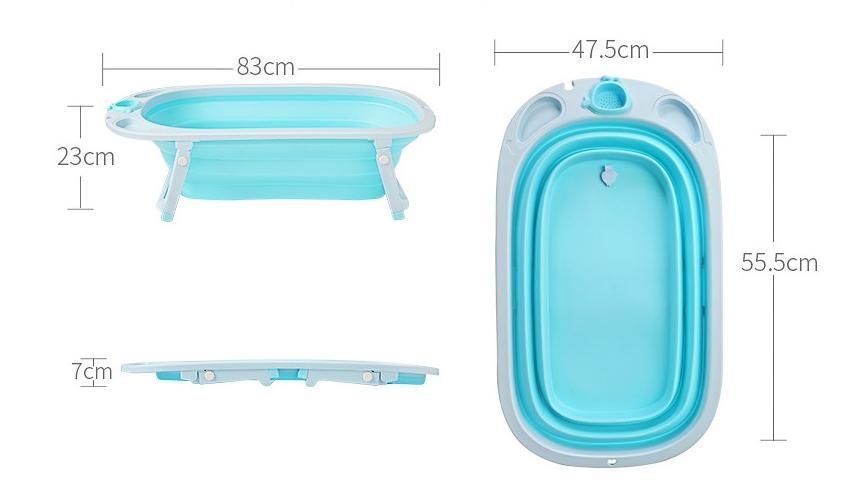 СГЪВАЕМА ВАНА Cangaroo Carribean, синя 82см.