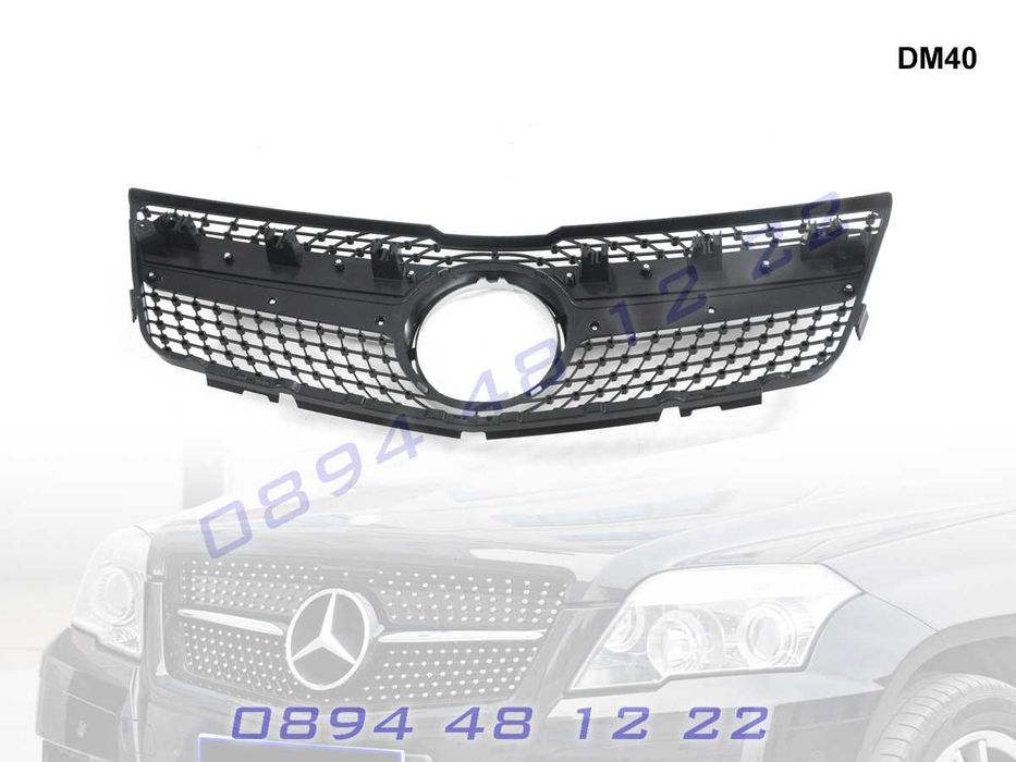 Предна Решетка Диамант Mercedes GLK X204 Мерцедес ГЛК Х204 08-12г AMG