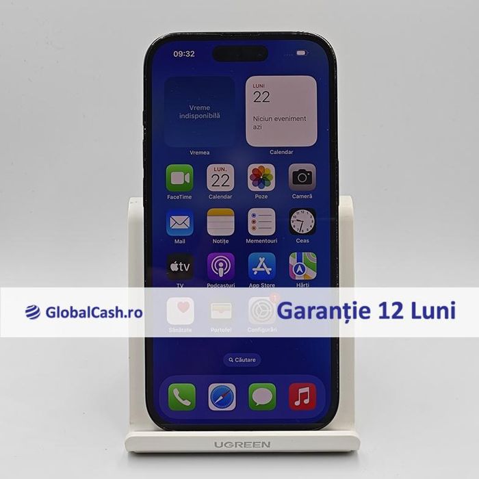 Apple iPhone 14 Pro, Space Black, 256GB | GlobalCash.ro #GR117274