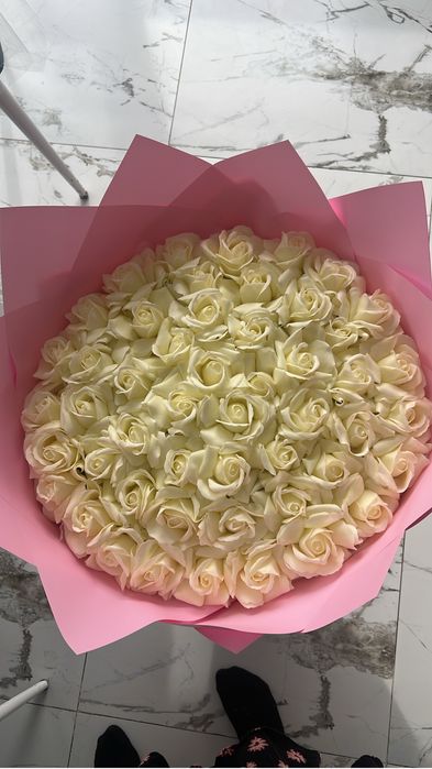 Цветы букеты мыльные розы