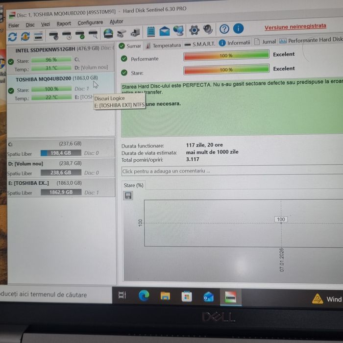 Hard disk extern 2Terra