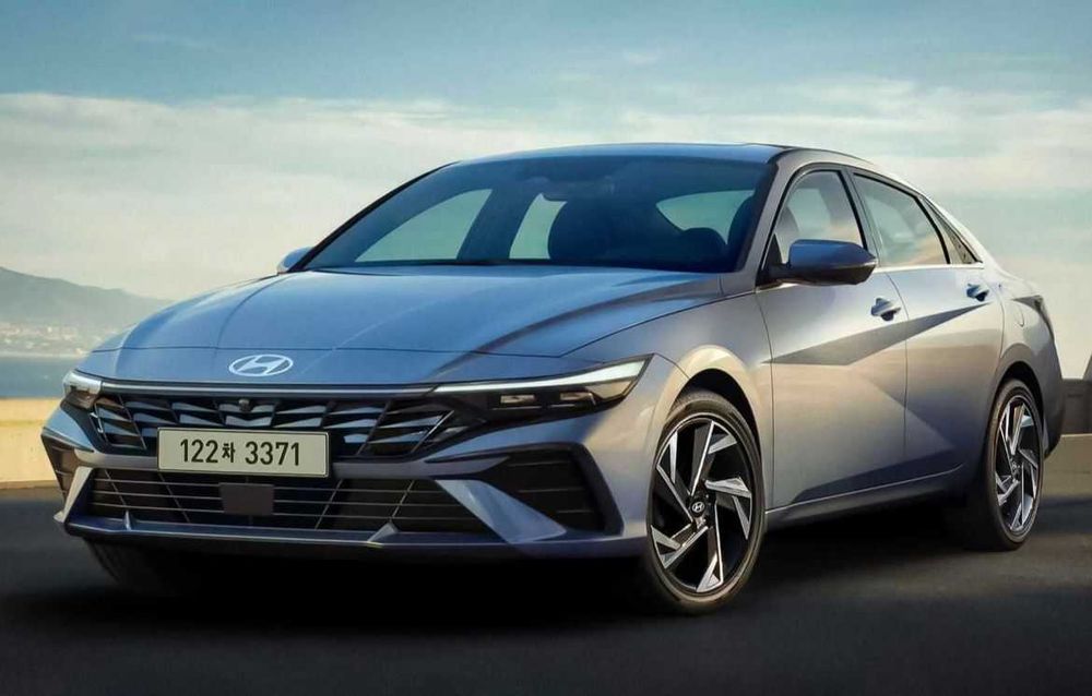 Фара, капот, бампер оригинал Хендай Элантра 2023-/Hyundai Elantra 2024
