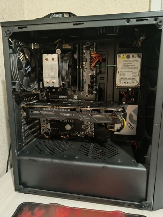 Игровой компьютер в сборе