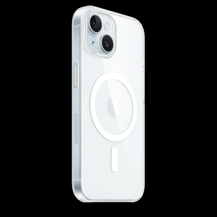 Husa de protectie Apple cu MagSafe pentru iPhone 15, Transparent
