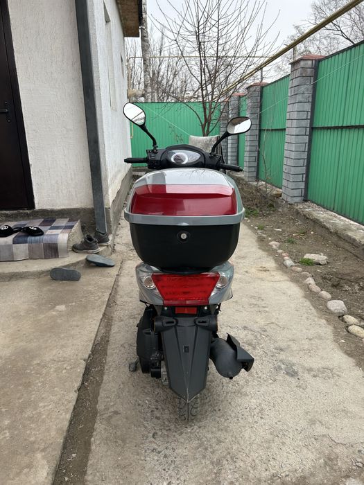 Мопед М8 серый цвет