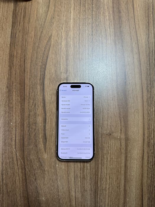 Iphone 14 pro impecabil 256 GB 90% baterie