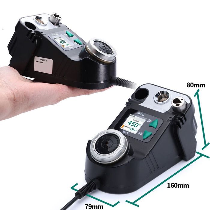 Statie de lipit YIHUA 982 V compatibila cu varfuri JBC C245