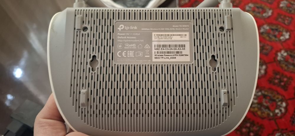 Tp-Link Modem router 300Mbps WiFi