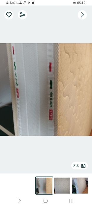 Saltea cu spuma de memorie, dimensiuni 2.00 x 1.40