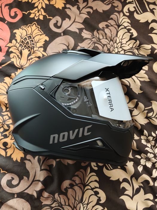 Каска за мотор/адвенчър Novic Xterra Matt Black