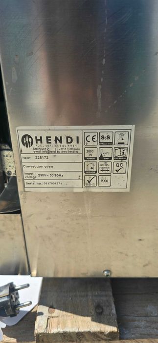 Cuptor patiserie / gastronomie HENDI profesional - alimentare 230V