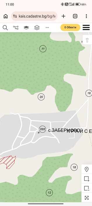 Парцел номер 7 в с.Заберново, Странджа,резерват