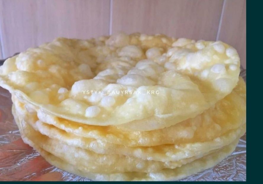 Бауырсак. Шелпек, каттама