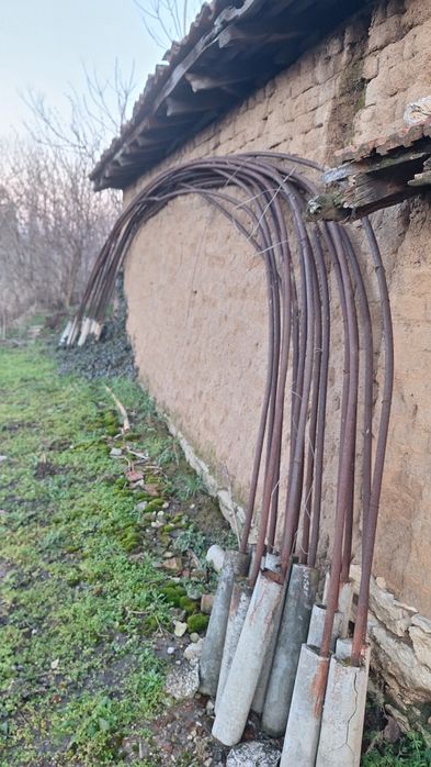 Оранжерия  ферми от тръби 6 метра широки 16 броя