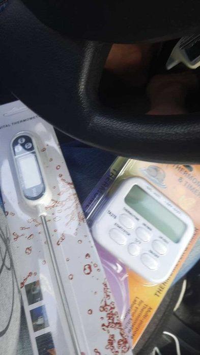 Цифровой Кухонный Термометр, ЖК-дисплей, Длинный зонд для гриля