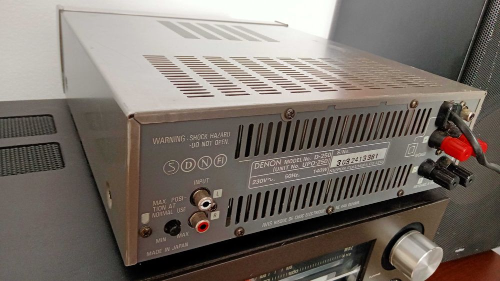 Amplificator final Denon UPO-250, 2x50 w 8Ω