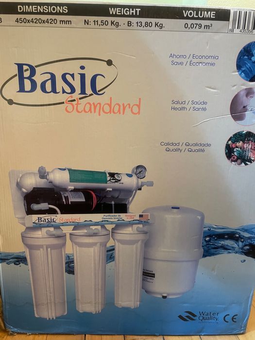 Filtru apă osmoza inversă 5 trepte Basic Standard , NOU,  75 GPD