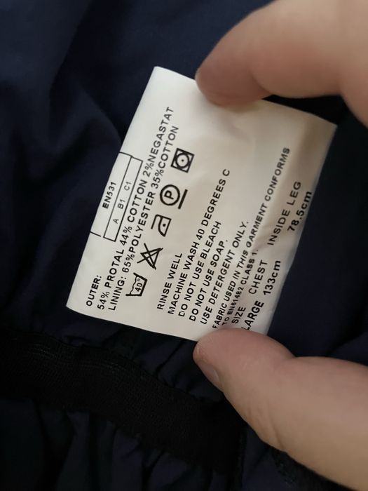 Salopeta combinezon BM FIRE BEAR, marime L