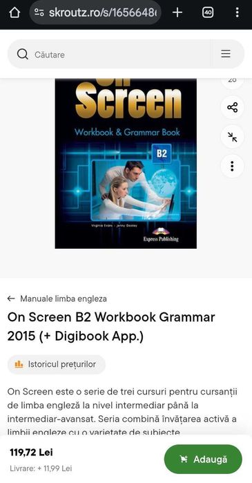 Set English Workbook + Student’s Book – complet rezolvate