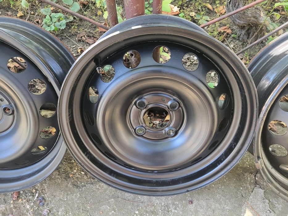 Set jante oțel 15" originale Renault Clio-Dacia  cu senzori de presiun