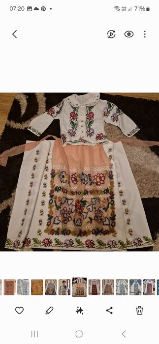 Vând costum popular autentic