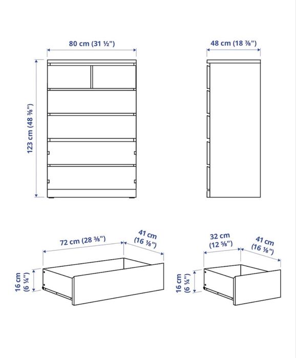 Комод Ikea белый