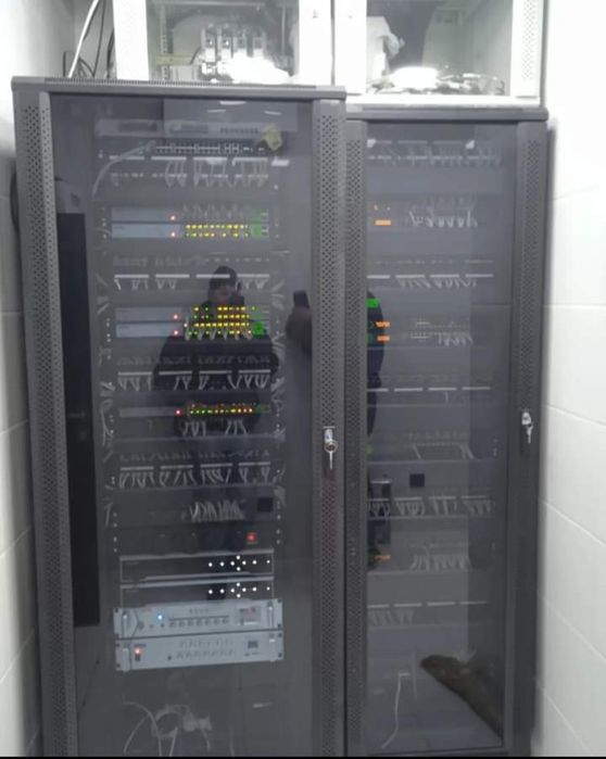 Damafon, kamera ustanofka