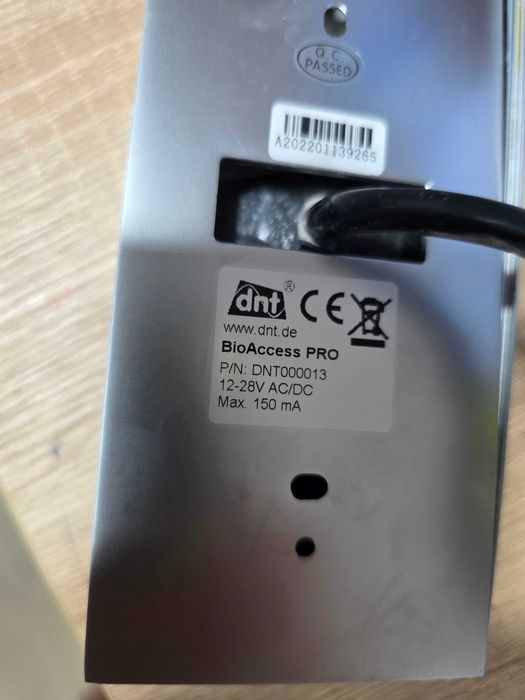 Lacăt cu cod de amprentă BioAccess PRO, Metal/Negru DNT DNT000013