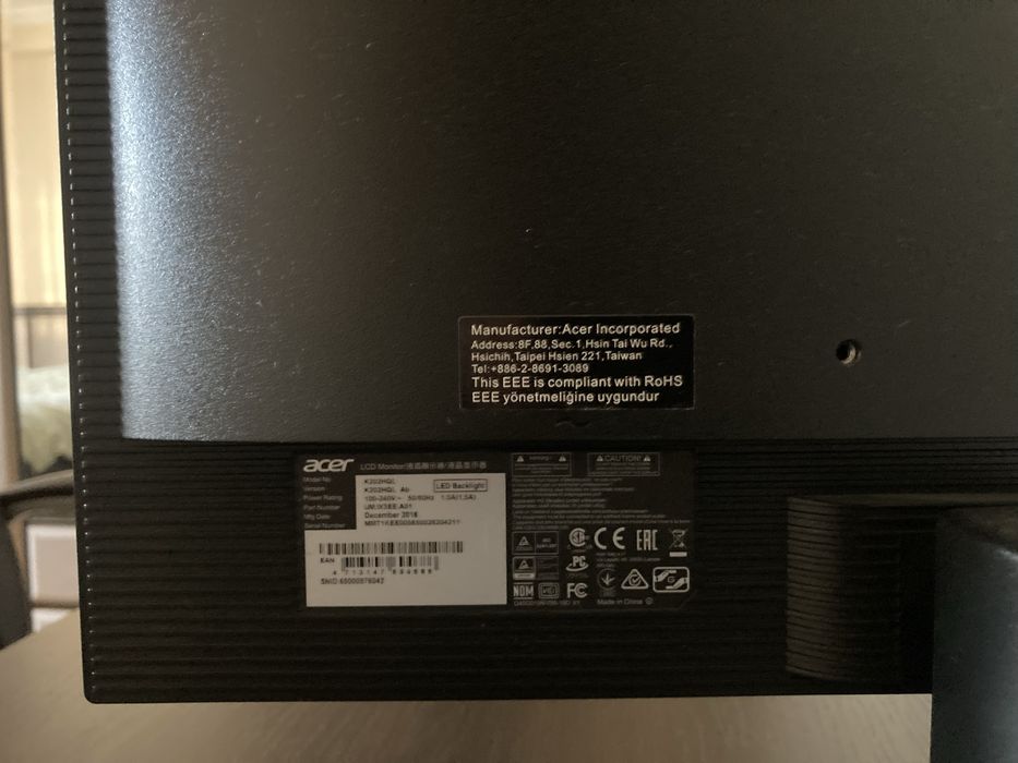 Монитор Acer K202HQL