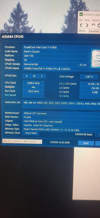 Мръсен ТОП ! Asrock z97 extreme 4 + core i7 4790k.