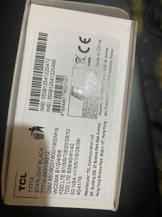 TCL T771K starlight black