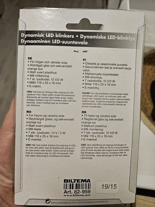 Semnalizare  secventiala motocicleta