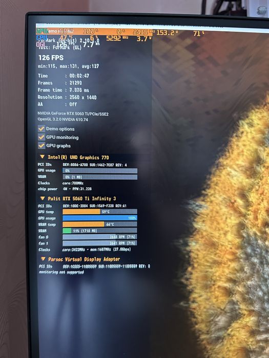 Продам rtx5060ti 16g palit infinity