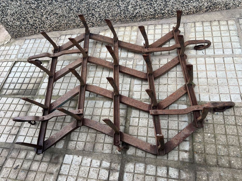 Грапа/брана и рало за животинска тяга + допълнителна дъска и ралник