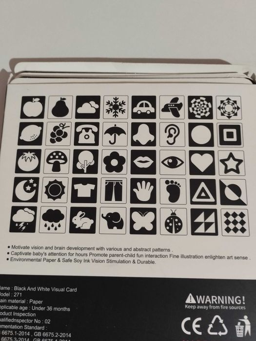 Карти за визуална стимулация на бебето