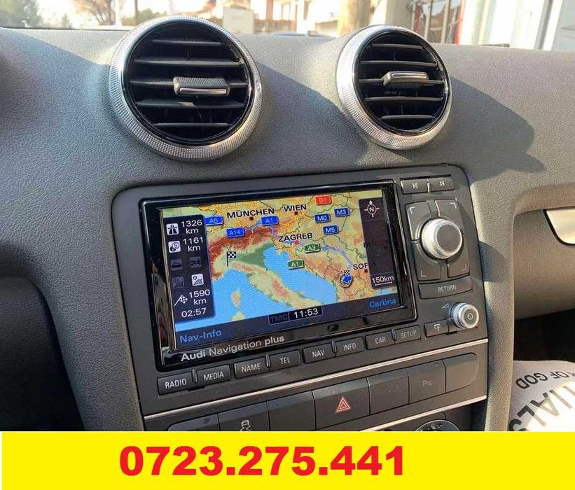 AUDI DVD harti Navigatie RNS-E Audi A3 A4 A6 TT R8 Europa Romania 2023