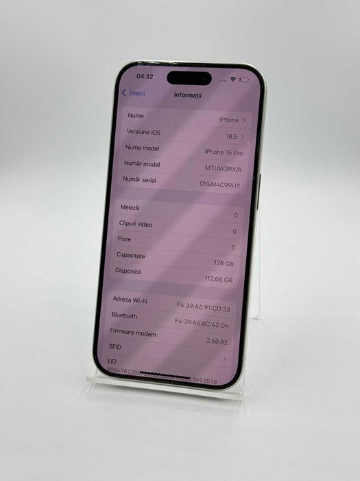 Amanet Lucky Gold VITAN / Iphone 15 PRO / 128 GB 88% BAT / Factura / Garantie #53845