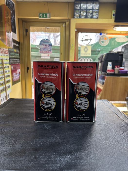 Kraftech Течност за Химическо Полиране на Фарове