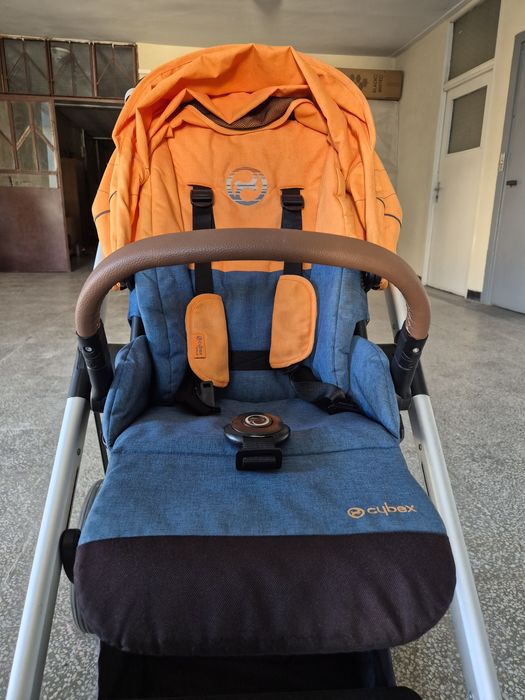 Детска количка Cybex  Balios S  с летен кош Tropical blue