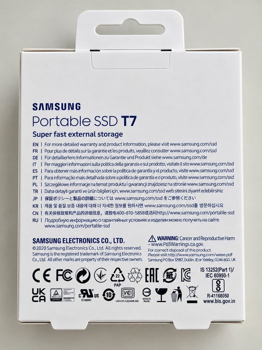 Samsung Portable SSD T7 500GB – SSD extern ! NOU !