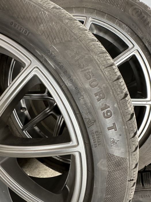Set jante Brock 19” + anvelope iarnă Continental | 5x112 | ET51