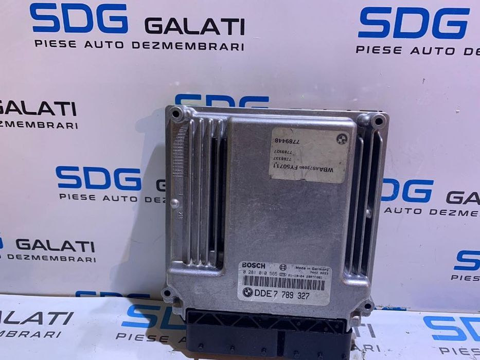 ECU / Calculator Motor BMW Seria 3 E46 320D 2.0D 110KW 150CP 2001 - 2005 Cod Piesa : 7789327 / 0281010565 / 7789448 / 7788337