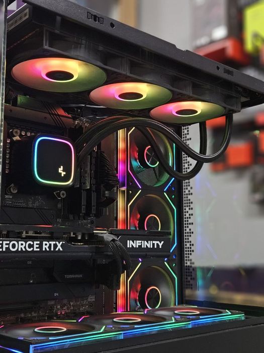 Мощный компьютер Ryzen 7 9700x/Ozu32 d5/RTX 4070ti 12g/SSD 1T