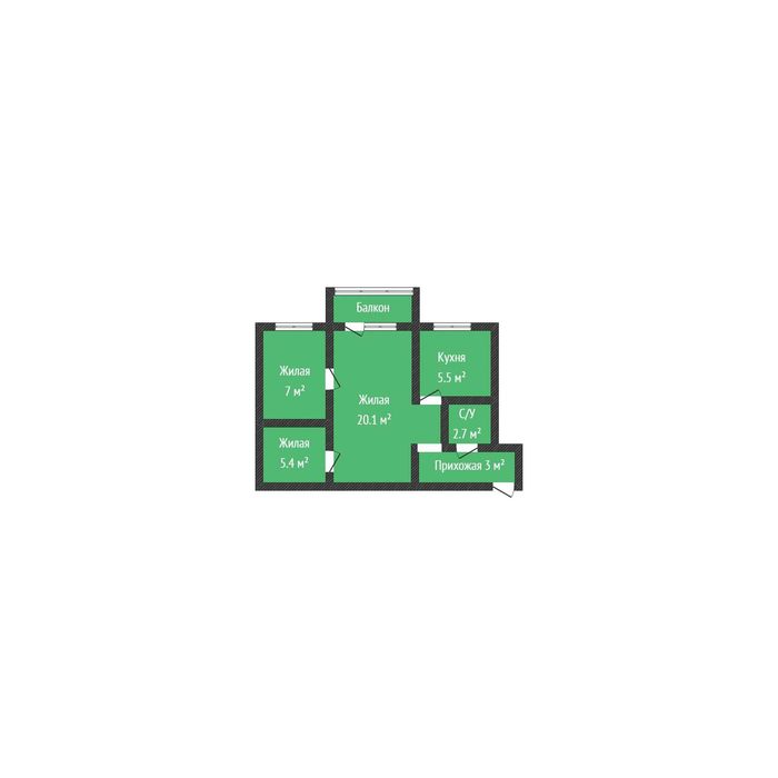 Продажа 3-комнатной квартиры