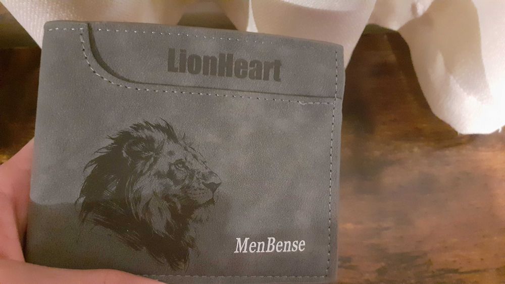 Portofel piele intoarsa + Ceas CADOU