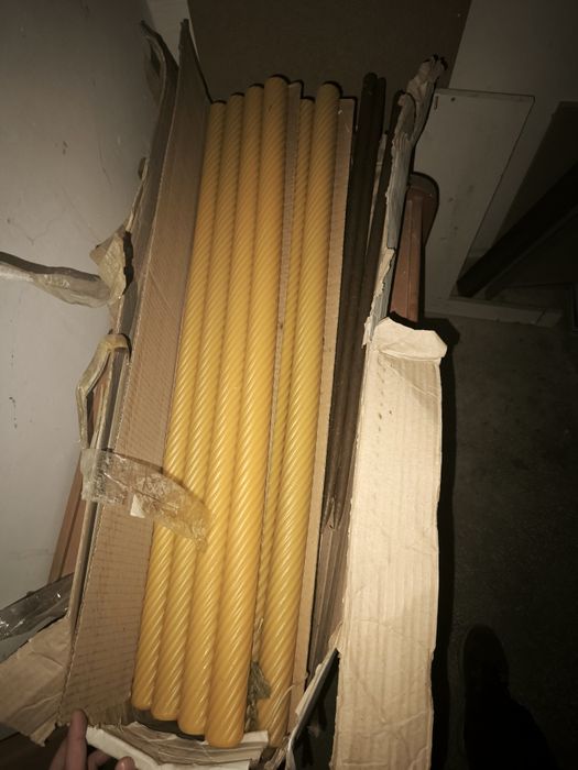 Lumanare din ceara  pentru botez / nunta