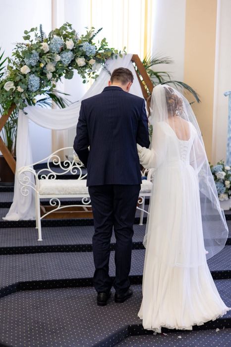 Rochie de mireasa, coresest ajustabil, mărimea M