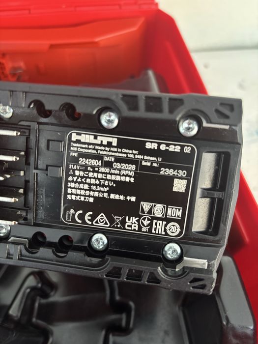 HILTI SR 6-22 NURON Fierastrau Sabie 2026 Ca nou!