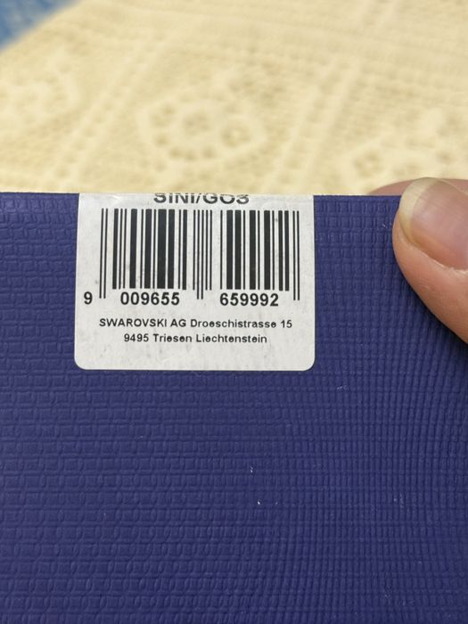 SWAROVSKI сырға бу қара